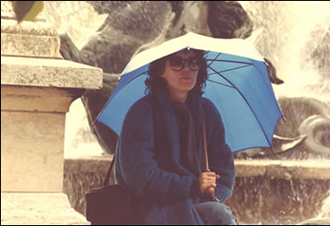 Ana Cristina Cesar em Paris em 1987.